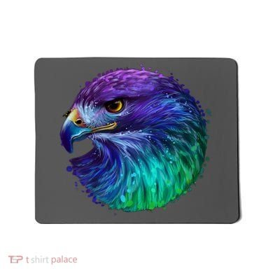 Realistic Water Colored Eagle Mousepad