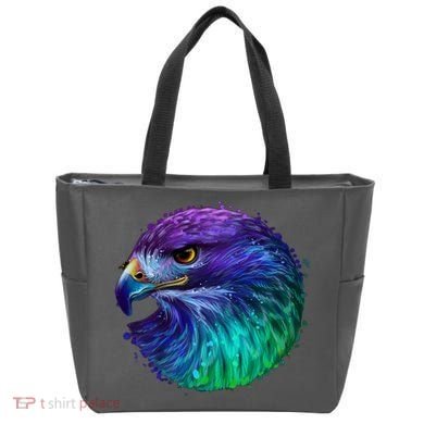 Realistic Water Colored Eagle Tote Bag