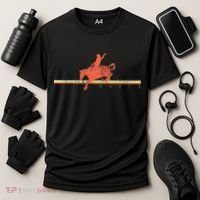 Rodeo Western Country Horse Cooling Performance Crew T-Shirt thumb 3