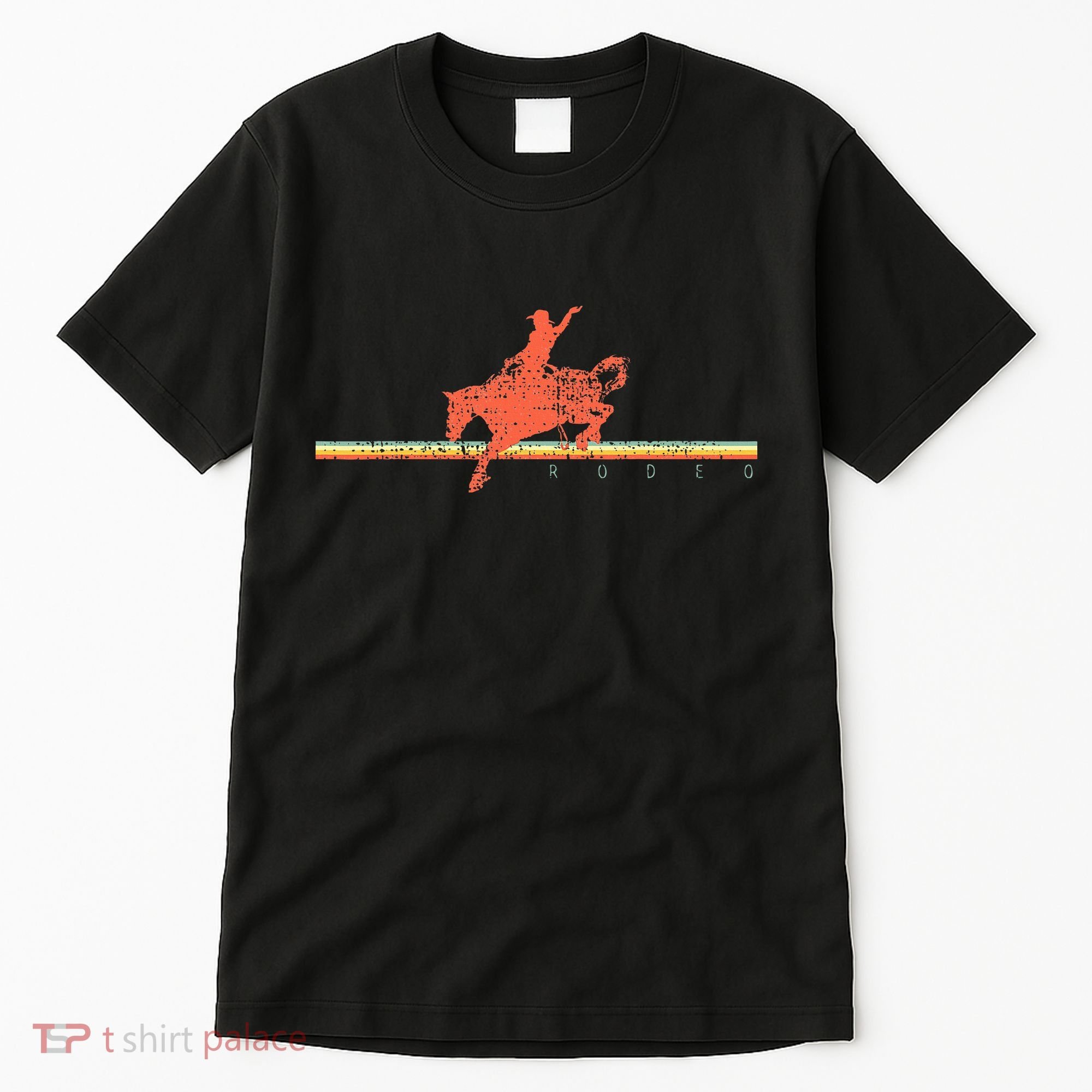 Rodeo Western Country Horse Tall T-Shirt