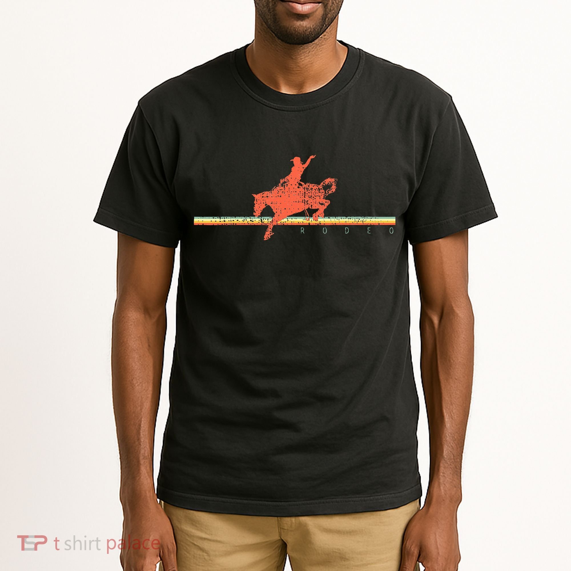 Rodeo Western Country Horse Tall T-Shirt