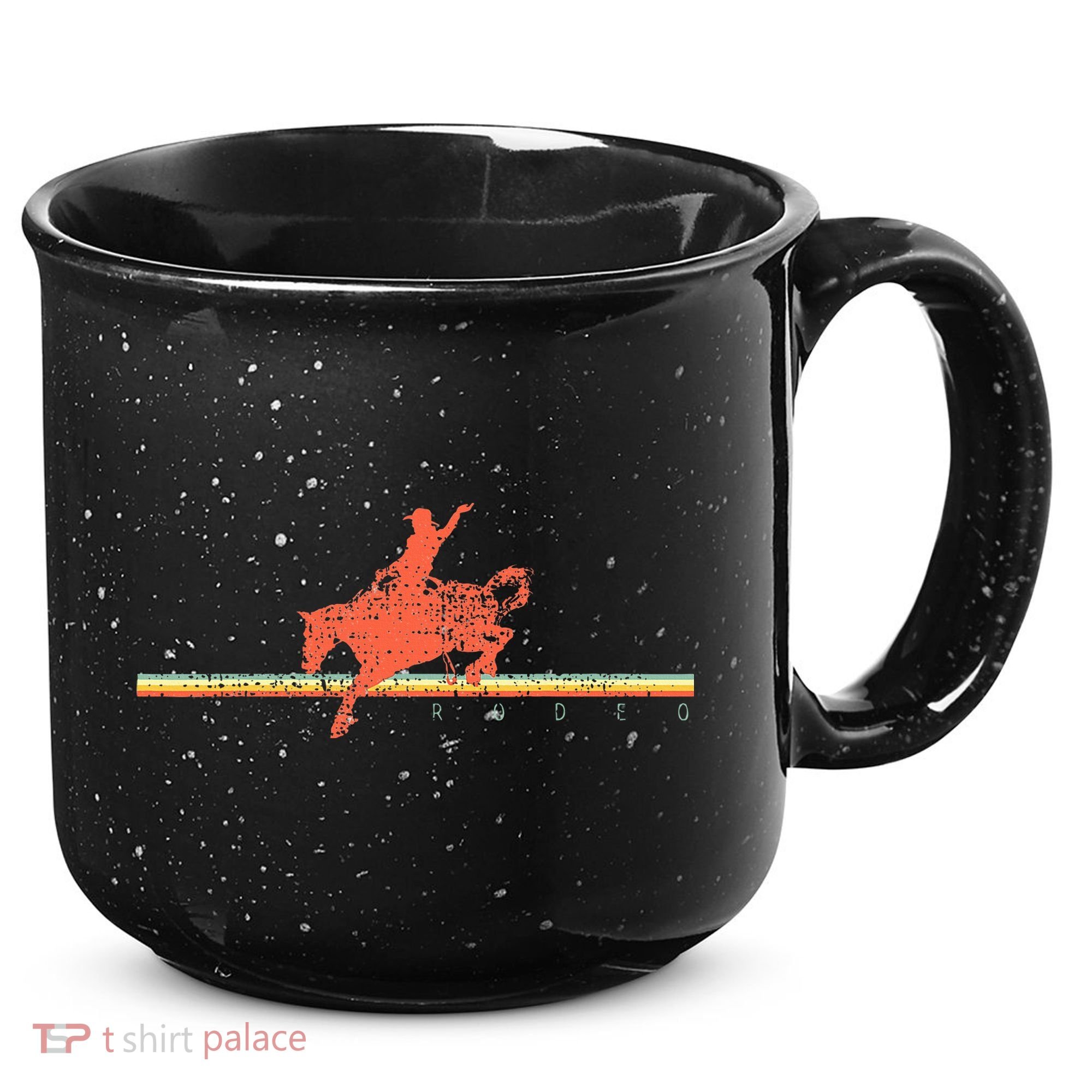 Rodeo Western Country Horse 15oz Campfire Ceramic Mug