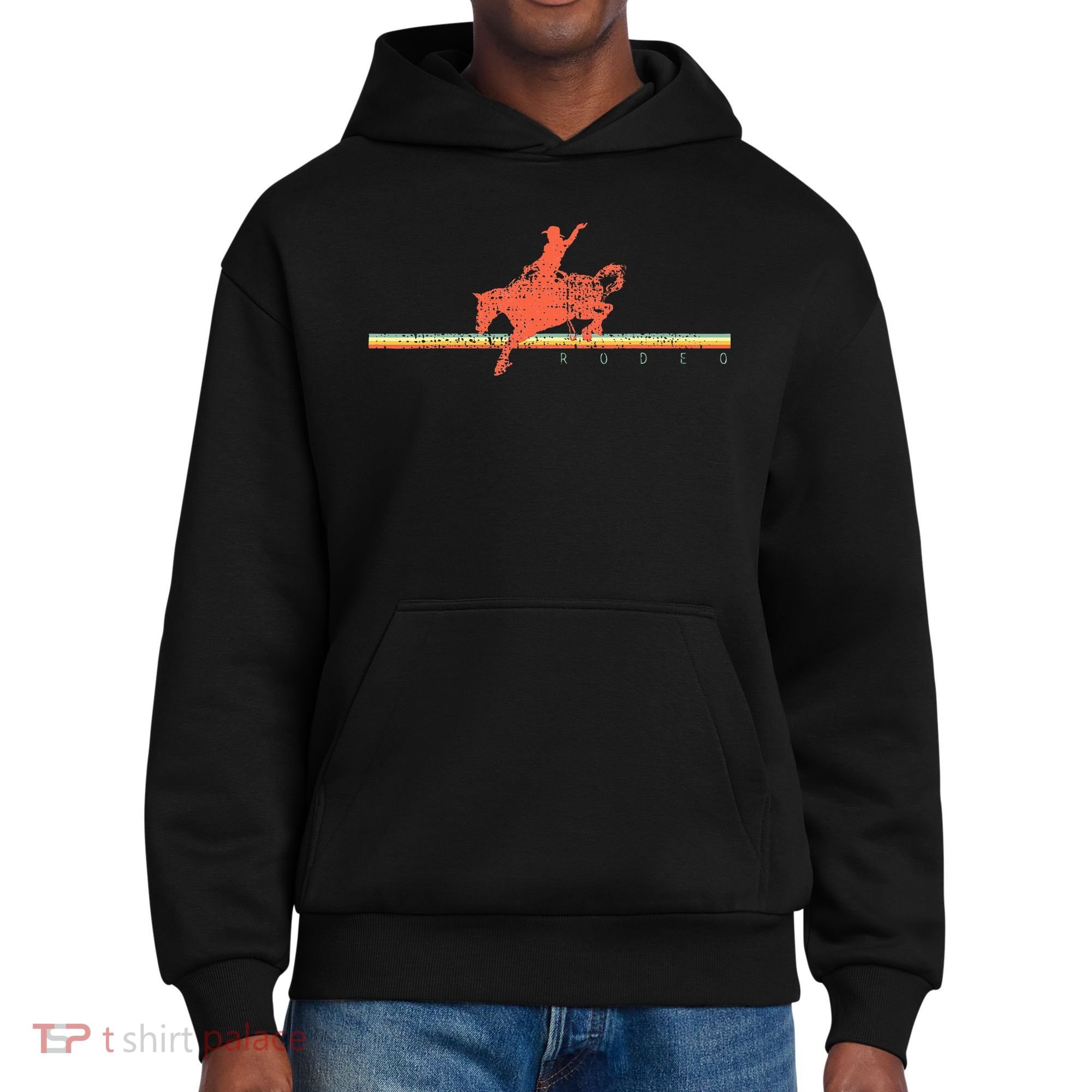 Rodeo Western Country Horse District V.I.T. Heavyweight Hoodie