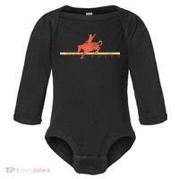 Rodeo Western Country Horse Baby Long Sleeve Bodysuit thumb 0