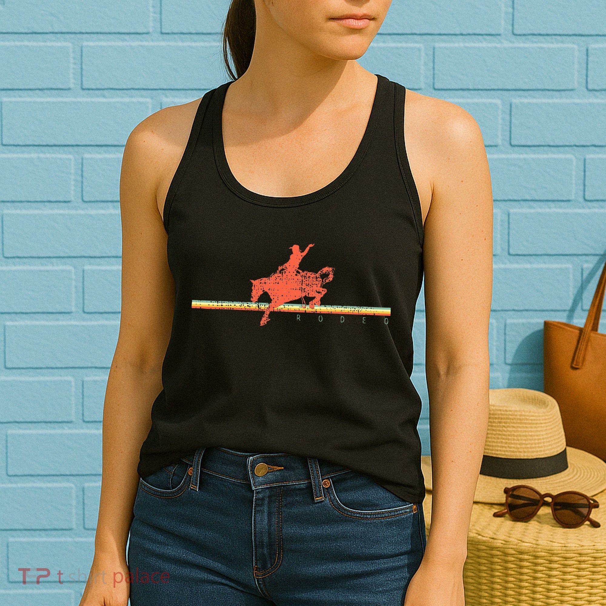 Rodeo Western Country Horse Women's Tank Top