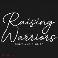 Raising Warriors Christian Bible Verse Religious Baptism Women's Hoodie thumb 2