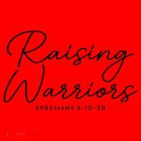 Raising Warriors Christian Bible Verse Religious Baptism Santa Hat thumb 1