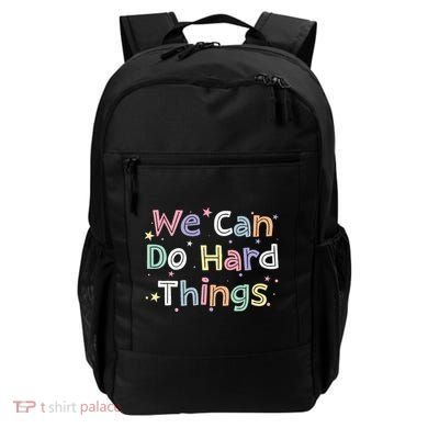 Retro We Can Do Hard Things Teacher Back To School Backpack