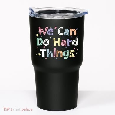 Retro We Can Do Hard Things Teacher Back To School Tumbler