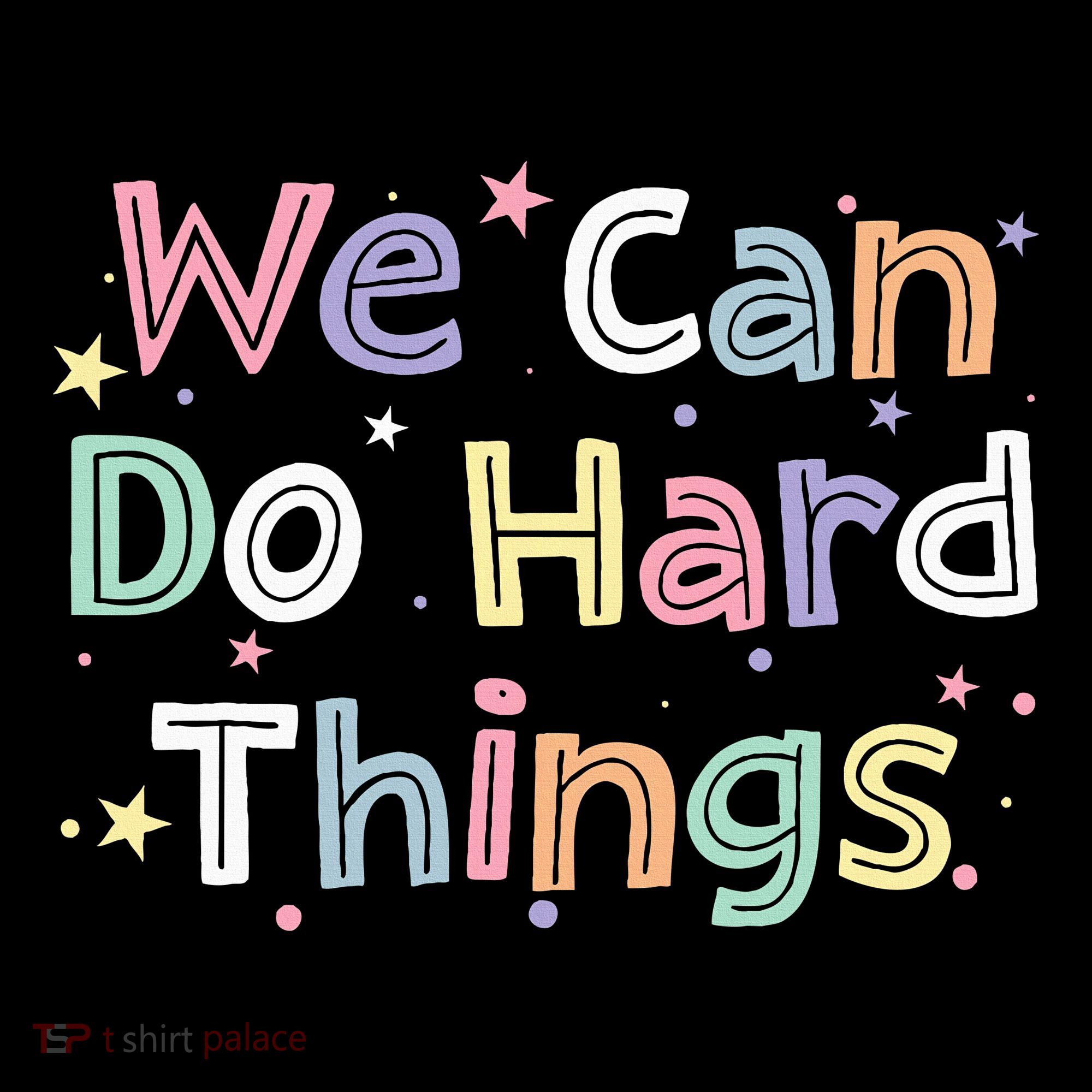 Retro We Can Do Hard Things Teacher Back To School Mousepad