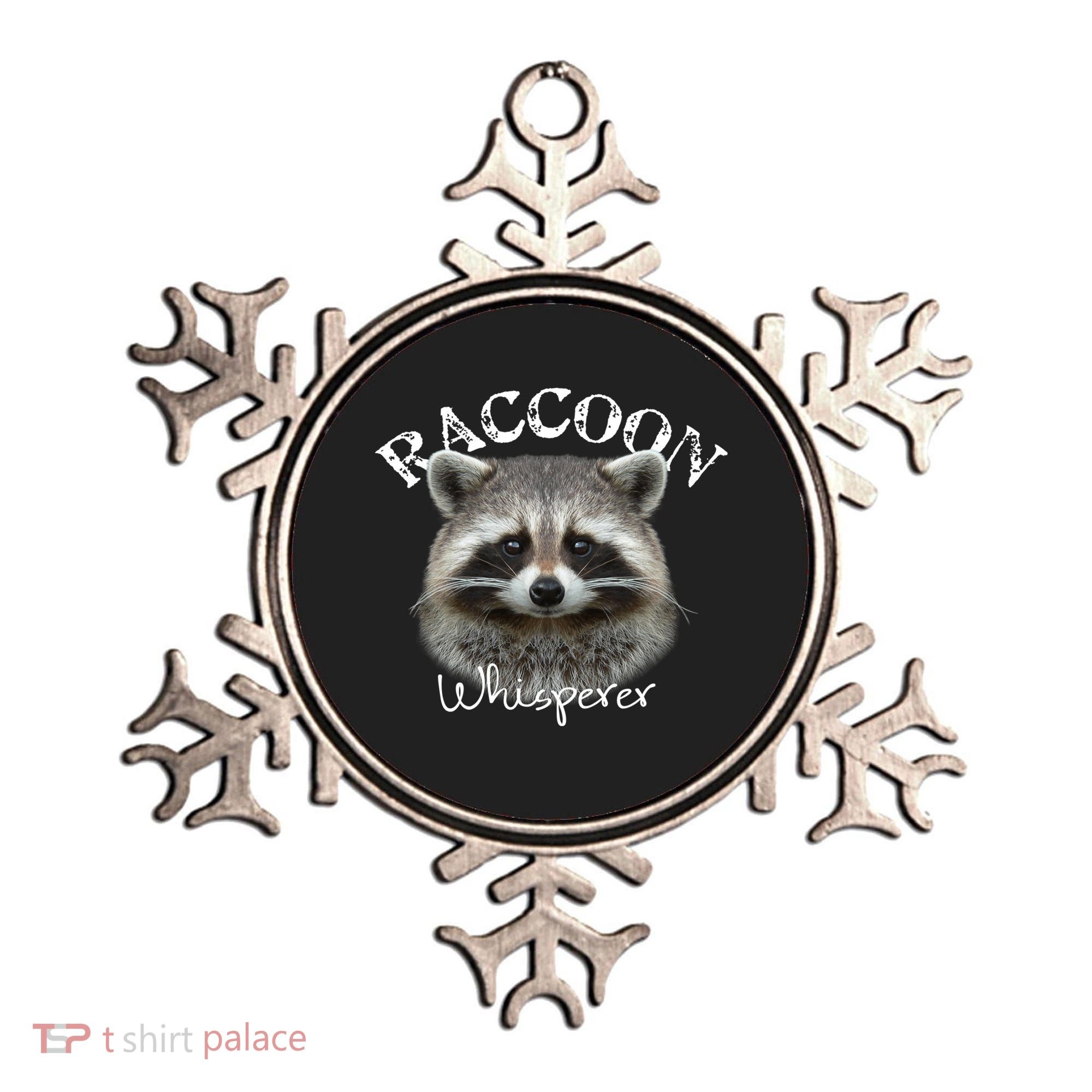 Raccoon Whisperer Cute Raccoon Ornament