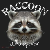 Raccoon Whisperer Cute Raccoon Golf Towel thumb 3