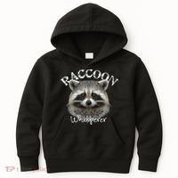 Raccoon Whisperer Cute Raccoon Kids Hoodie thumb 0