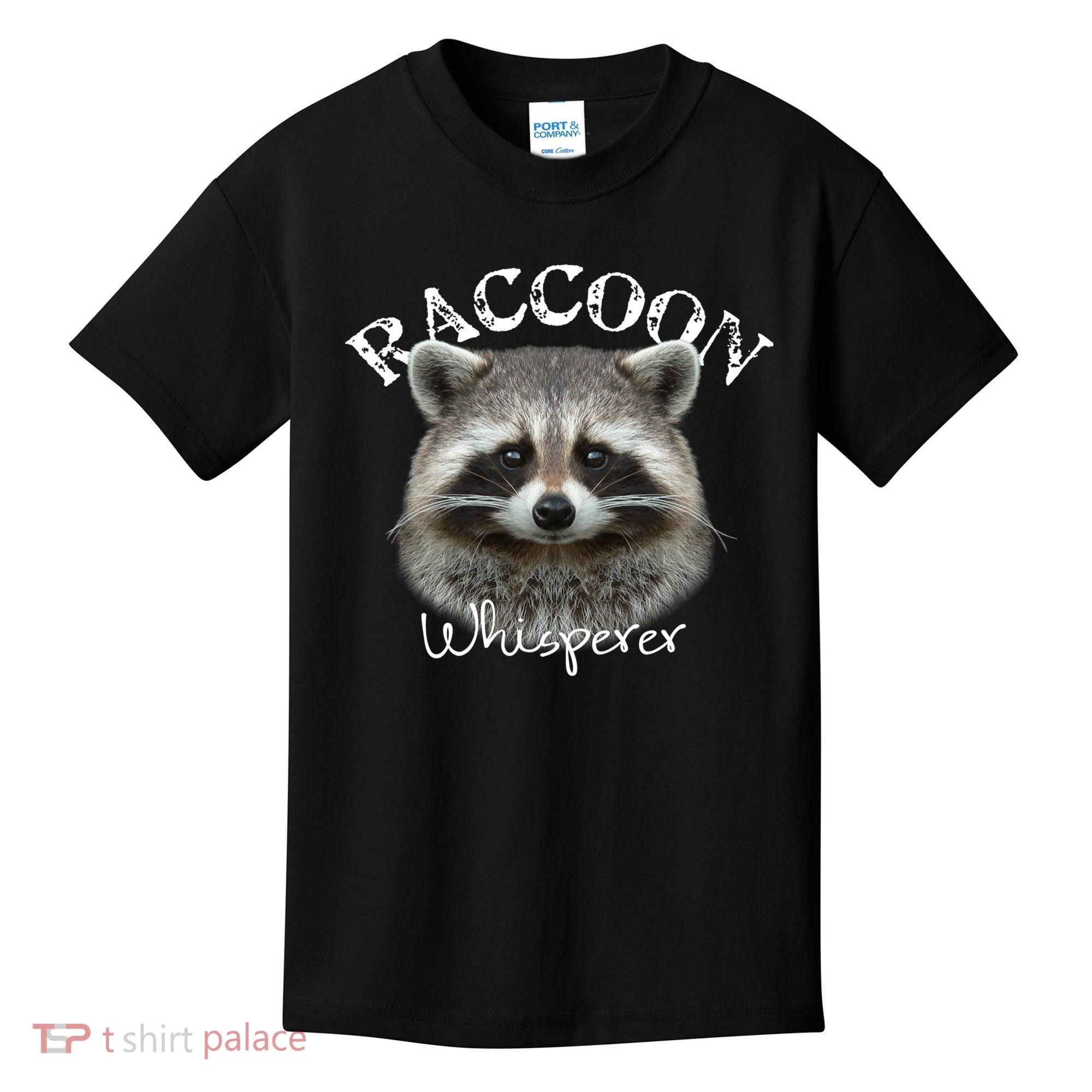 Raccoon Whisperer Cute Raccoon Kids T-Shirt