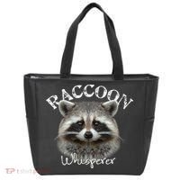 Raccoon Whisperer Cute Raccoon Tote Bag thumb 0