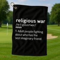 Religious War Definition Golf Towel thumb 1