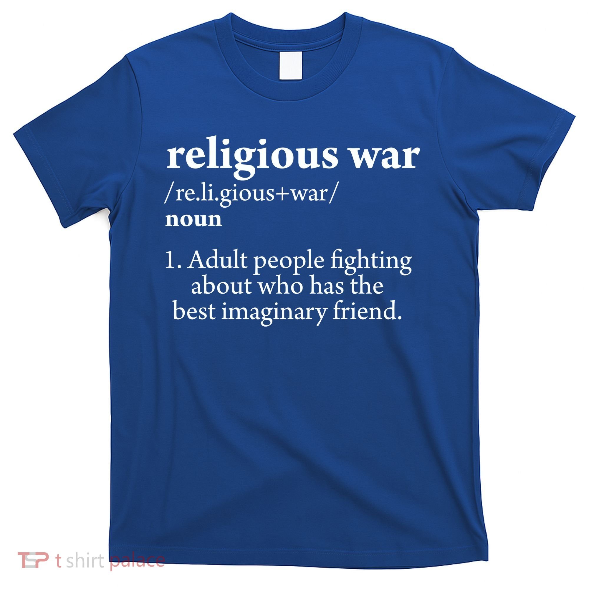 Religious War Definition Aldult People Fighting Funny Jesus T-Shirt