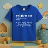 Religious War Definition Aldult People Fighting Funny Jesus Toddler T-Shirt thumb 3