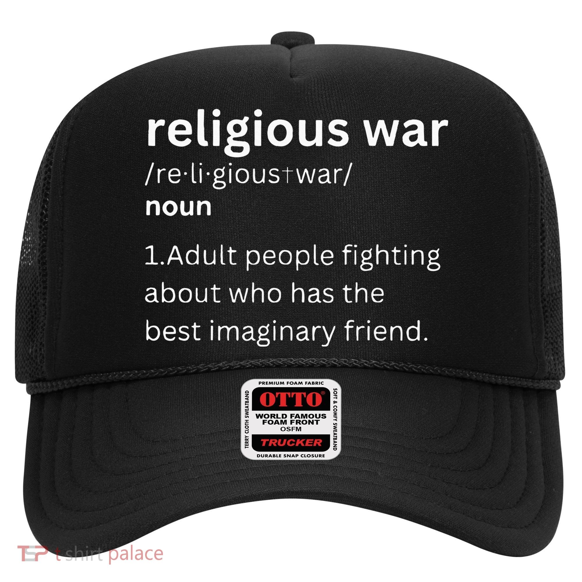 Religious War Definition Aldult People Fighting Funny Jesus Hat