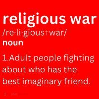 Religious War Definition Aldult People Fighting Funny Jesus Santa Hat thumb 1