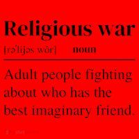 Religious War Definition Funny Offensive Antireligious Activist Santa Hat thumb 1