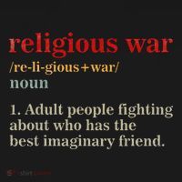 Religious War Definition Antireligious Activist Backpack thumb 2