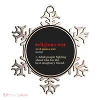 Religious War Definition Antireligious Activist Ornament thumb 0