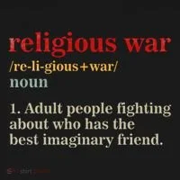 Religious War Definition Antireligious Activist Ornament thumb 1