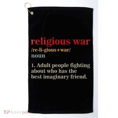 Religious War Definition Antireligious Activist Golf Towel