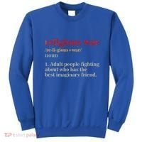 Religious War Definition Antireligious Activist Sweatshirt thumb 0