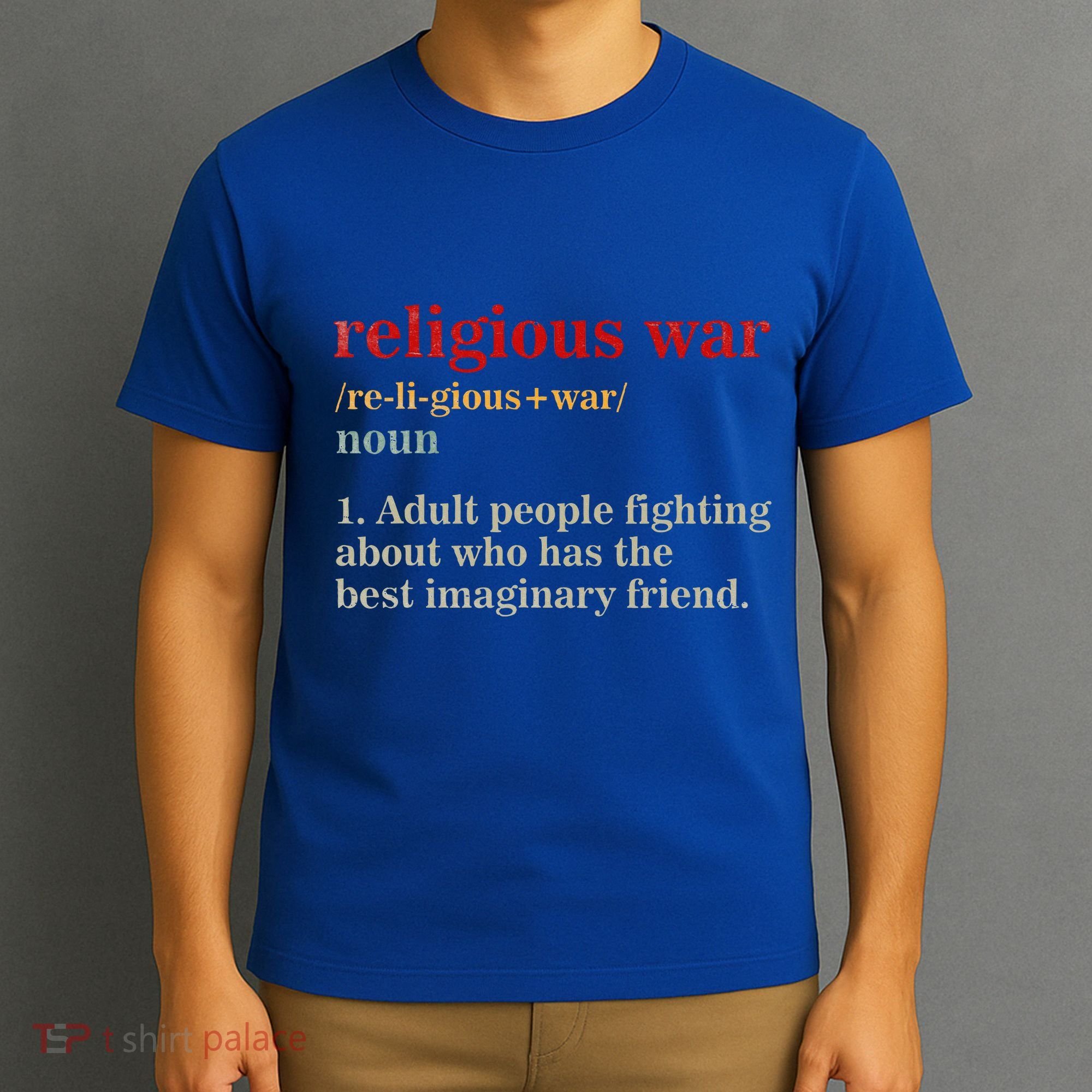 Religious War Definition Antireligious Activist T-Shirt