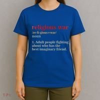 Religious War Definition Antireligious Activist T-Shirt thumb 4