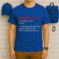 Religious War Definition Antireligious Activist T-Shirt thumb 6