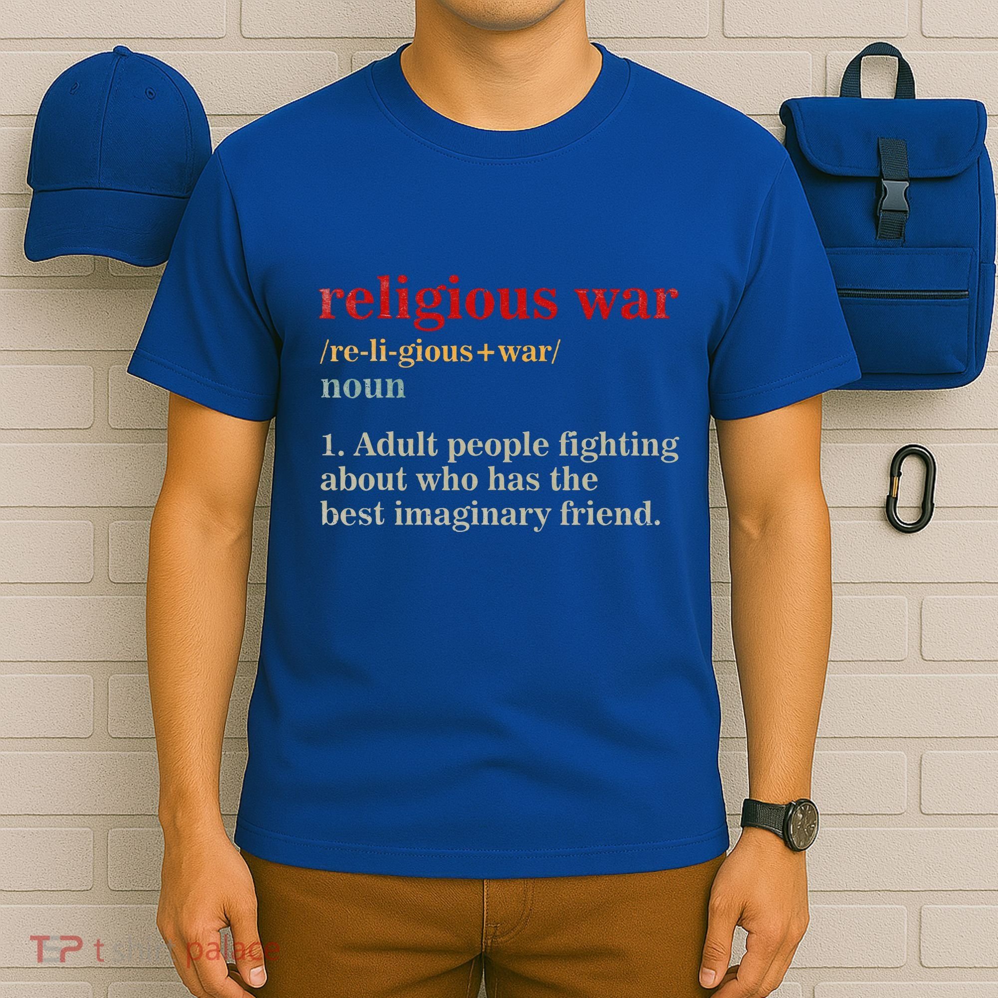 Religious War Definition Antireligious Activist T-Shirt