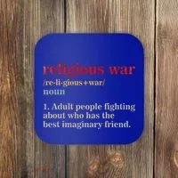 Religious War Definition Antireligious Activist Coaster thumb 0