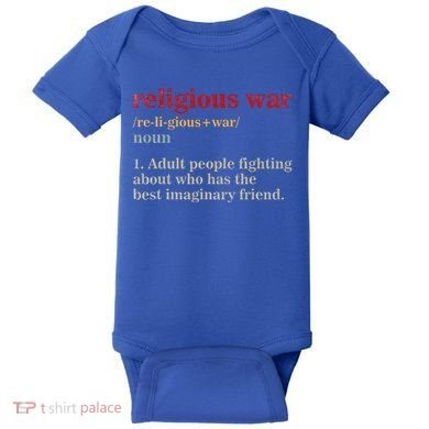 Religious War Definition Antireligious Activist Baby Bodysuit