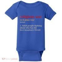 Religious War Definition Antireligious Activist Baby Bodysuit thumb 0