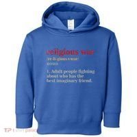 Religious War Definition Antireligious Activist Toddler Hoodie thumb 0