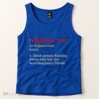 Religious War Definition Antireligious Activist Tank Top thumb 2