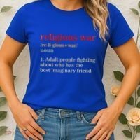 Religious War Definition Antireligious Activist Women's T-Shirt thumb 2