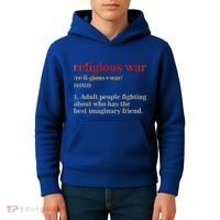 Religious War Definition Antireligious Activist Kids Hoodie thumb 4