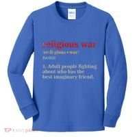 Religious War Definition Antireligious Activist Kids Long Sleeve Shirt thumb 0