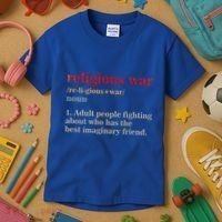 Religious War Definition Antireligious Activist Kids T-Shirt thumb 3
