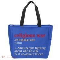 Religious War Definition Antireligious Activist Tote Bag thumb 0