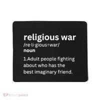 Religious War Definition Funny Adult People Fighting Best Imaginary Friend Mousepad thumb 0