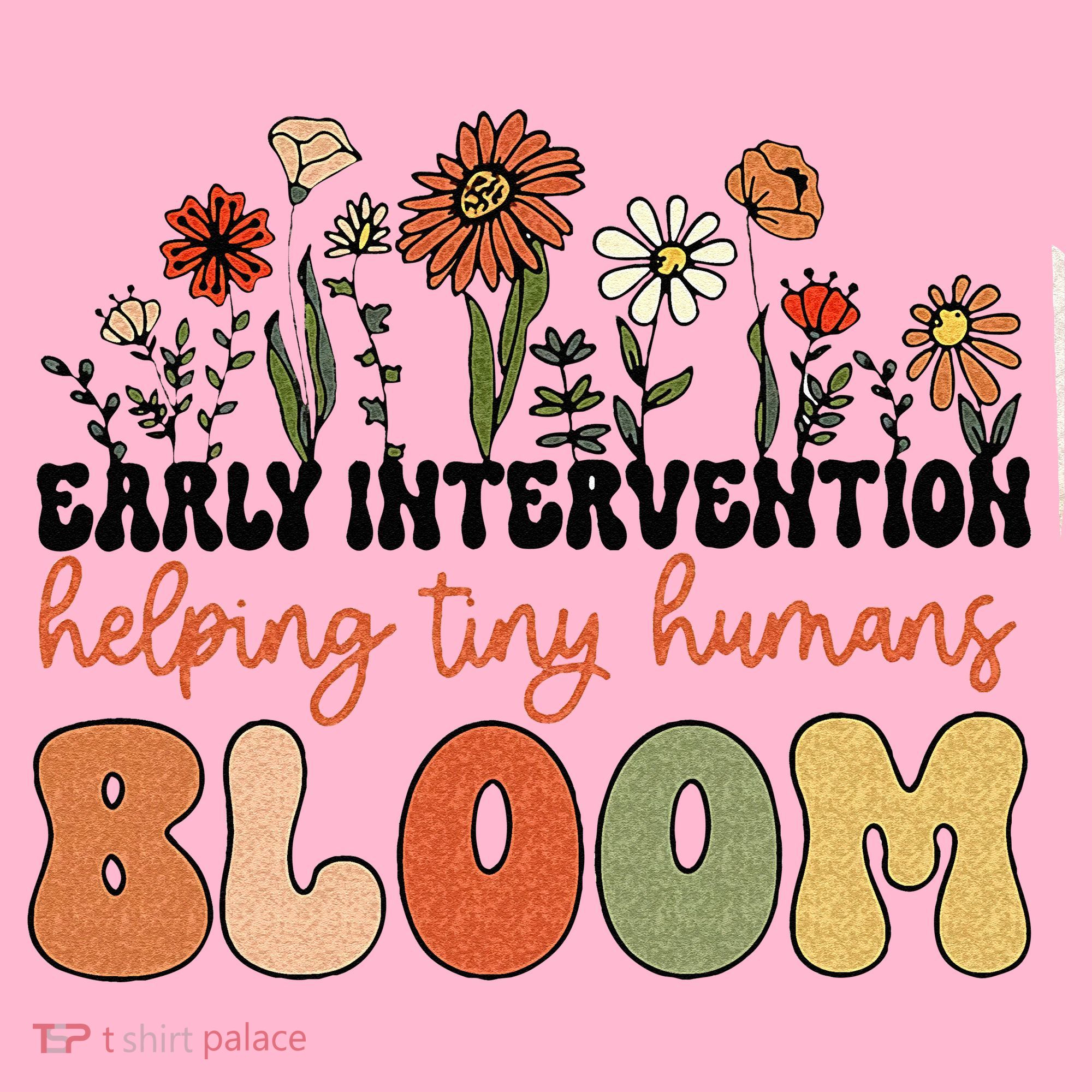 Retro Wildflower Early Intervention Helping Tiny Human Bloom Coaster