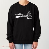 Resting Witch Face Funny Halloween Women's Sweatshirt thumb 0