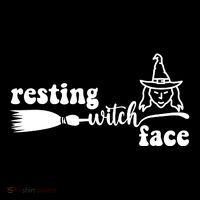 Resting Witch Face Funny Halloween USA-Made Doggie Bandana thumb 2