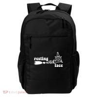 Resting Witch Face Funny Halloween Backpack thumb 0