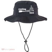 Resting Witch Face Funny Halloween Bucket Hat thumb 0